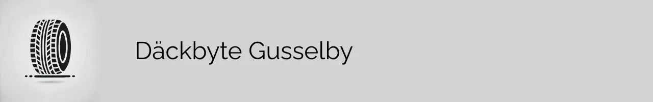 Däckbyte Gusselby