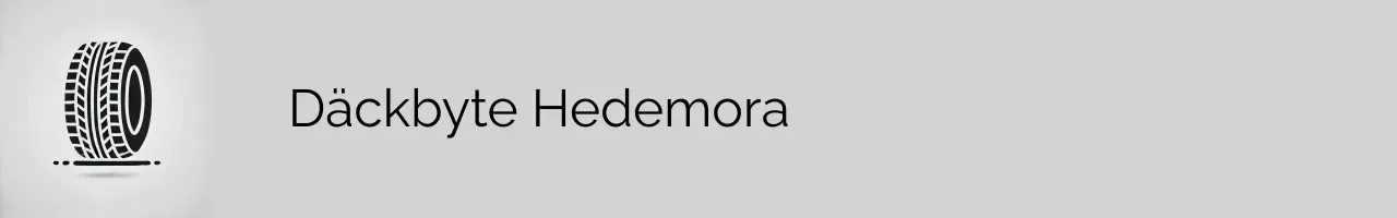 Däckbyte Hedemora