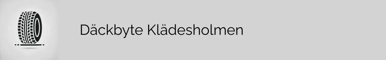 Däckbyte Klädesholmen