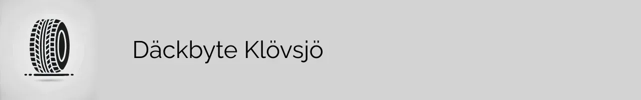 Däckbyte Klövsjö