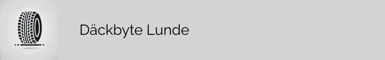 Däckbyte Lunde